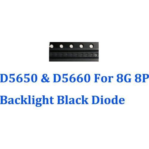 50pcs/lot D5650 & D5660 For iphone 8 8plus plus LED BACKLIGHT Back light black Diode DRIVER IC Chip