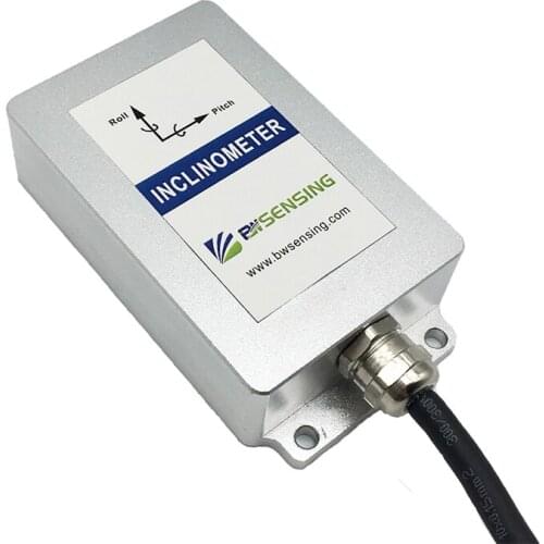 BW-VG120 Tilt Angle Sensor Dual Axis Inclinometer Accuracy Dynamic 2/Static 0.2 degrees Resolution 0.01 10-35V 0-5V 0-10V