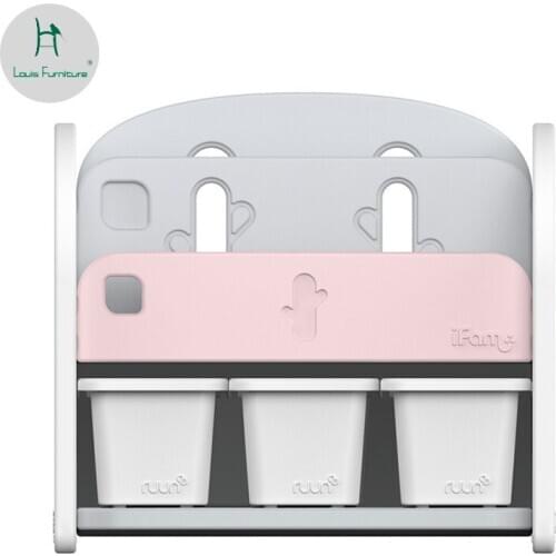 Louis Fashion Childrens Toys Bookshelves Mini Multifunctional Plastic Boxes Large Capacity Storage Cabinets