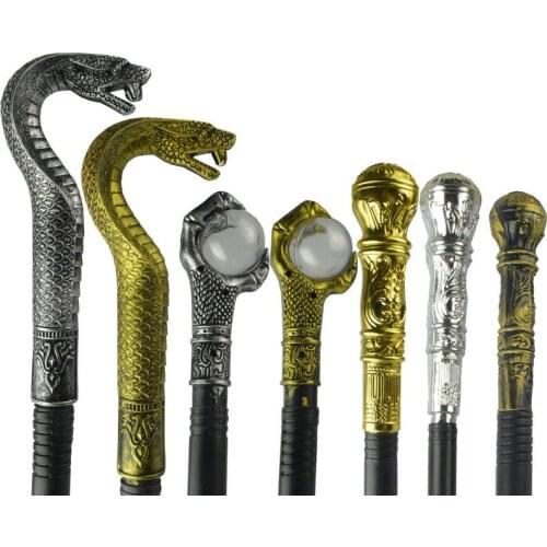 Halloween weapons Carnival props Kings Scepter magic claw ball Scepter snake head Scepter