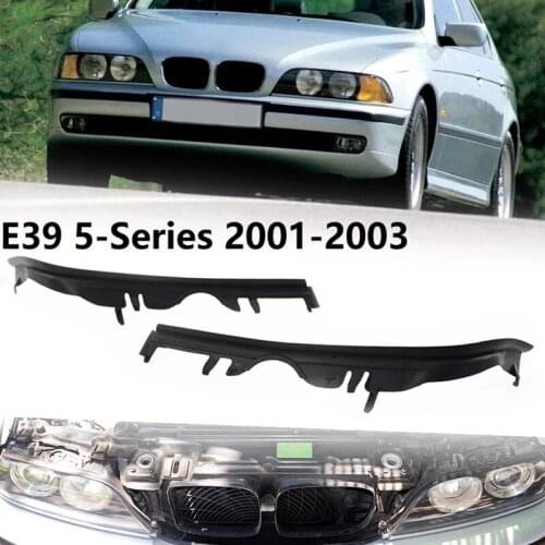 Left & Right Upper Headlight Lens Shell Cover Seal Gasket for -BMW E39 5 Series 99-03 63126908405 63126908406