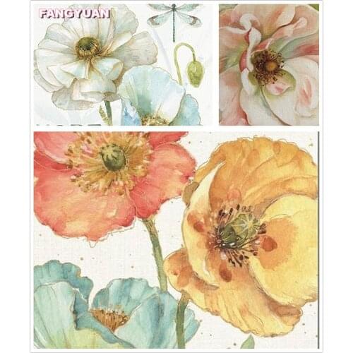 Flower Dragonfly 5D Diy Diamond Painting Art Accessories Pink Floral Diamond Embroidery Mosaic Cross Stitch Kit Home Decoration