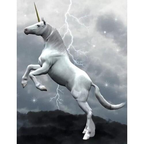 Unicorn Kits 5D Diamond Painting Resin Bead Mosaic Full Square Drill Animal Embroidery Home Decoration Full Round Cross Stitch