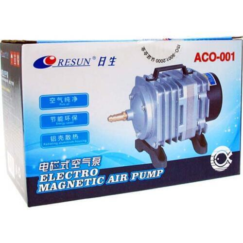 Free Shipping NEW Resun ACO-001 High Quality18W 38L/mini Aquarium Fish Tank Pond Electromagnetic Air Compressor Pump