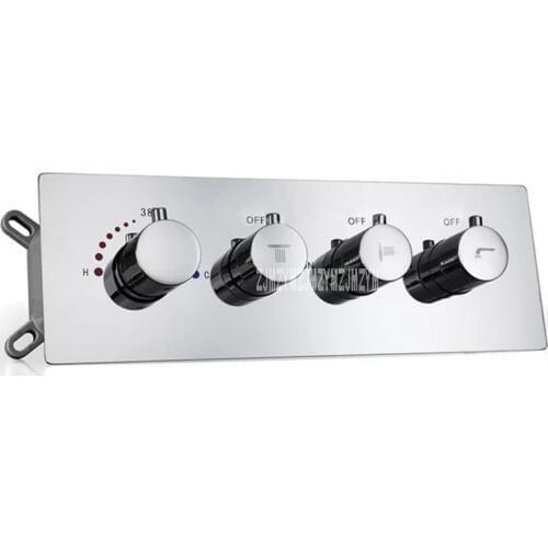 Wall Mounted Mixing Valve Switch Copper Hot And Cold Shower/ Constant Temperature Faucet Switch Valve Concealed Shower Switch