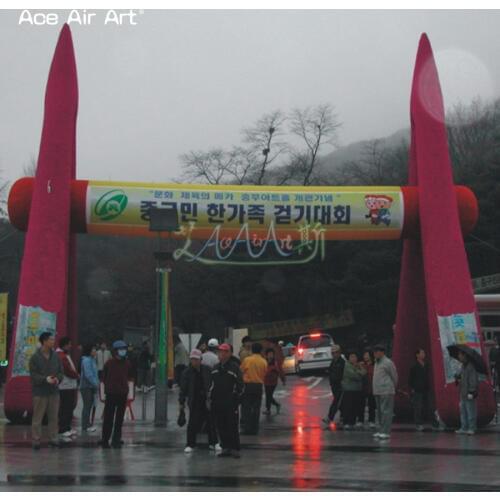 New arrived shaped infltable archeway,bridge type arch,events entrance gate for Korea