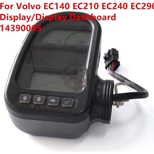 For Volvo EC140 EC210 EC240 EC290 display monitor dashboard 14390065 high quality accessories free shipping