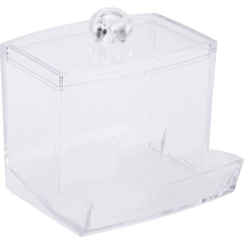 Dustproof Cotton Swab Bud Holder Dispenser Organizer Storage Box Exotic Table Toothpick Storage Box Toothpick Dispenser A30