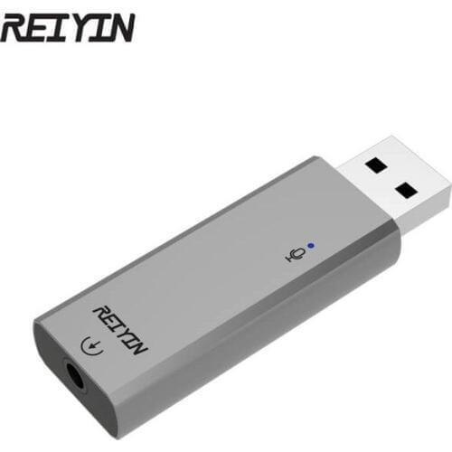 Reiyin 192khz 24bit Audio Adapter Portable DAC Add Optical port to PC PS4 Game Device