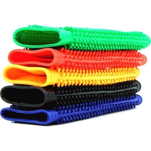 30mm Motorcycle Bike Bicycle Gear Grips Mountain Bike Silicone Handlebar Soft Rubber Grips Anti-skid Shock-absorbing Bike Part