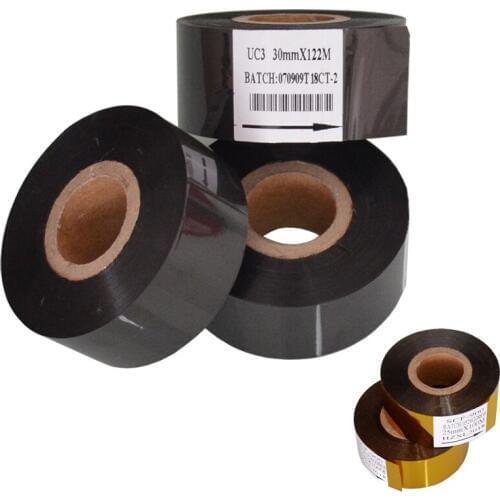 Black Width 30mm length 122m hot printing roll foil for packing bags