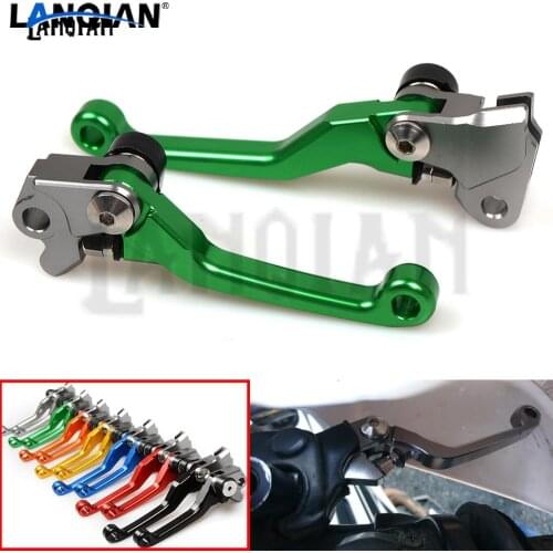 CNC Printing Motorcycle Dirt bike Pivot Brake Clutch Levers For KAWASAKI KLX250 2008-2018 Motocross Accessories KLX 250