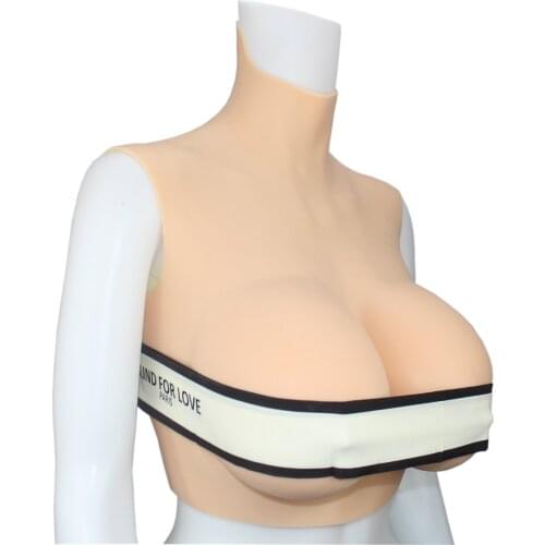 RAOPIN G CUP Silicone Breast Form Realistic Fake Tits Boobs Chest Enhancer for Crossdresser Drag Queen Shemale Transgender Sissy