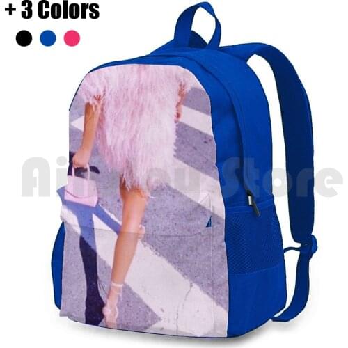 Drama Queen Outdoor Hiking Backpack Waterproof Camping Travel Drama Queen Fashion Cute Pink Tumblr Funny Trendy Cool Blue Girls