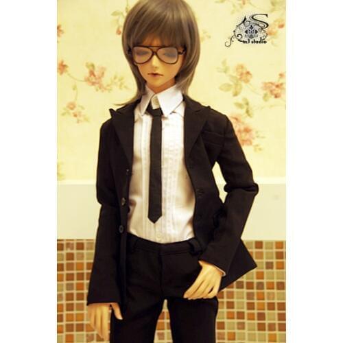 1/4 1/3 BJD Outfits doll black suit clothing Accessories for BJD/SD ID72 Strong uncle,not include doll,shoes,wig and other E2607
