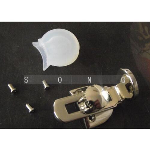 1 sets clarinet hand holder outfit nickel plated +holder cover+ 3 screws