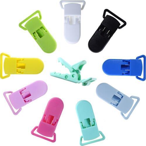 1 lot Teething Pacifier Chain Clip Clasp Strings Baby Chew Silicone Beads Teether Pendant Pacifier Holder