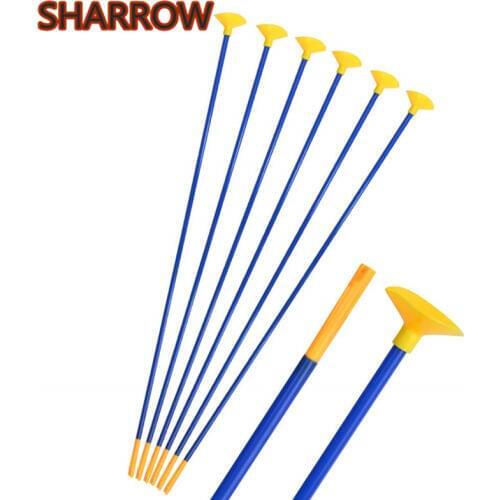 12/24Pcs 23" Archery Children Sucker Arrows Suction Cup Safty Arrows Fun Toy For Kids Practice Game Shooting Sports Accessories