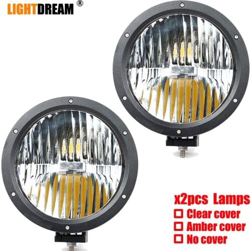 7Inch 50W Car LED Work Light Bar 12V 24V Round Spotlights For 4x4 Offroad Truck Tractor ATV SUV Drive Lamp x2pcs/lots