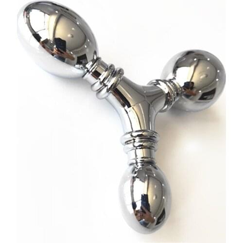 Anal Butt Plug Removable Three Balls Metal BDSM Gay Dilator G-spot Massger Av Stick Stimulate Adult Product Sex Toys For Couples