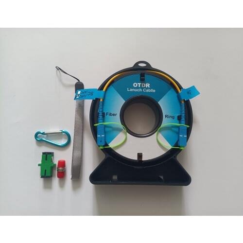 Free shipping SC/FC/ST/LC-UPC/APC OTDR Dead Zone Eliminator,Fiber Rings 500M Fiber Optic OTDR Launch Cable Box SC/APC-SC/UPC