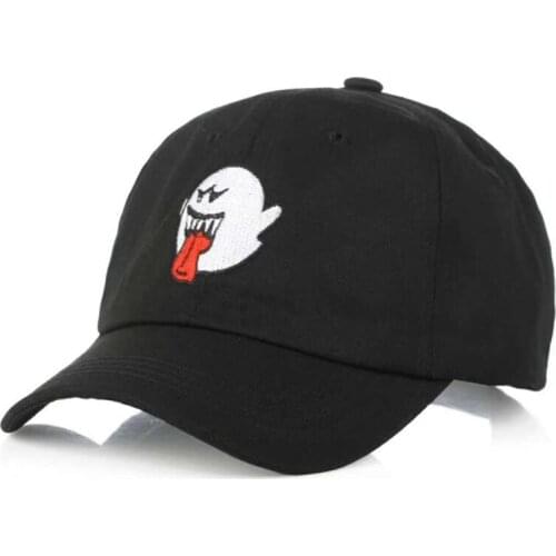 Cartoon Embroidery Snapback Baseball Cap for Men Women ICON Cotton Dad Hat Hip Hop Casual Caps Women Black Hat for Girls