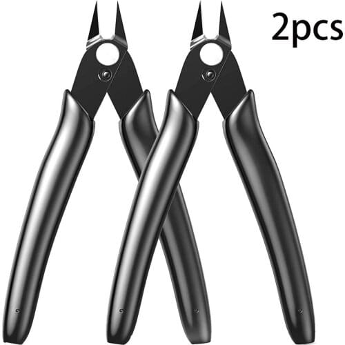 Dropship Pliers Multi Functional Tools Electrical Wire Cable Cutters Cutting Side Snips Flush Stainless Steel Nipper Hand Tools