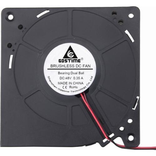 Double Ball DC 5V 12V 24V 48V 120CM 12cm Turboblower centrifugal blower Automotive Cushion Cooler