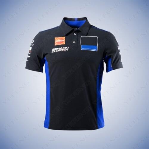 New Motorcycle Racing Motorbike Motocross For Yamaha Polo Lapel T shirt Riding Short sleeve Breathable Casual Clothes Clothing