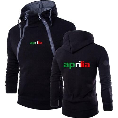 Motorcycle Aprilia 2021 New Leisure Mens Pullover Hoodies Classic Tracksuit Warm Slim Tops Hooded College style Sweatshirts