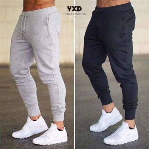 Men clothing mens casual running Sports pants men Sweatpants trousers loose pants man fitness football training Joggers pants