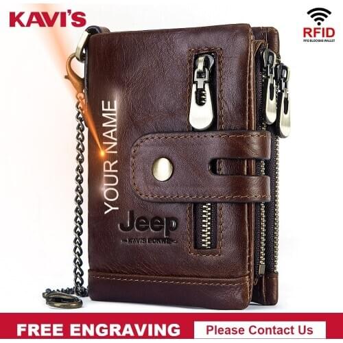 Free Engraving Cowhide Leather MenS Wallet Small Coin Purse Mini Card Holder Vintage PORTFOLIO Portomonee Hasp Money Pockect