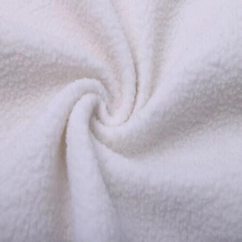 Soft comfortable microfleece fabric 180gsm polar fleece material for baby cloth diapers changing mats