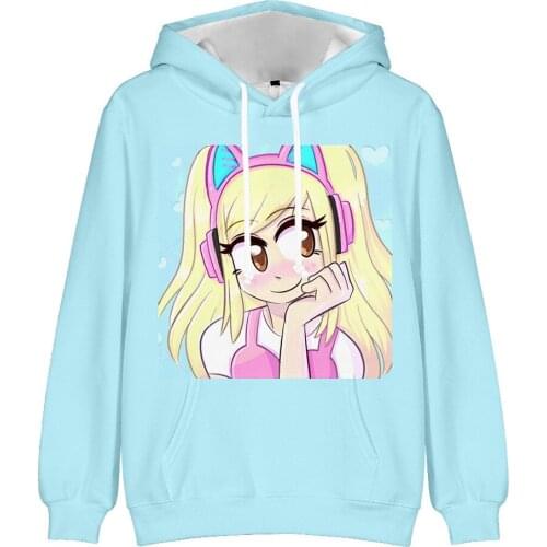 New Childrens Hoodies New LEAH ASHE letter Toddler Girl Sweatshirt Baby Anime Clothes Boys/Girls Outfits Kids Leah Ashe Hoodie