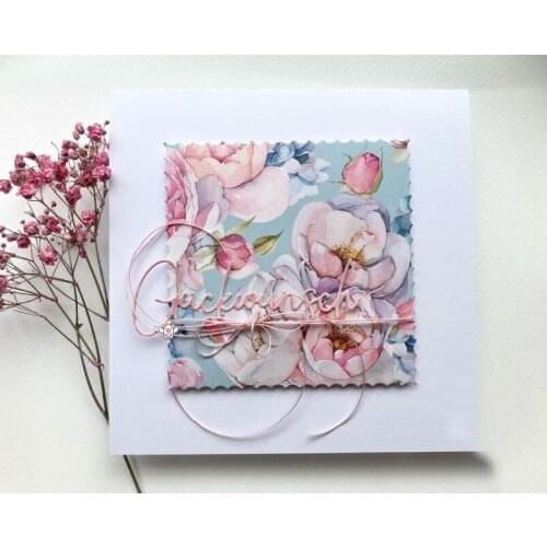 New Letter decoration metal Cutting Dies Stencils DIY Scrapbooking Paper/photo Cards Embossing Dies