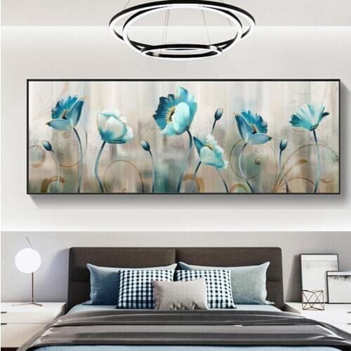 SELFLESSLY Retro Flowers Posters And Prints Abstract Oil Painting On Canvas Wall Art Pictures For Living Room Modern Home Decor