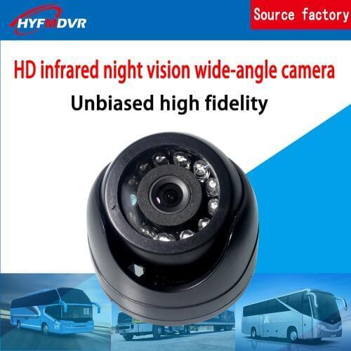 Manufacturers direct sales SONY CCD 600tvl 2 inch plastic hemisphere car camera support infrared hd with remote 4G GPS MDVR use