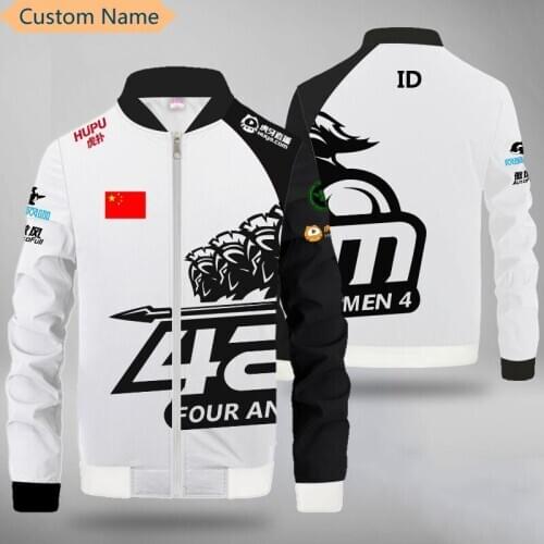 PUBG 4AM Esports Team Uniform Jersey Game Jacket Top quality Custom Name 4AM Hoody Coat Men Streetwear Hoodies Sweatshirt