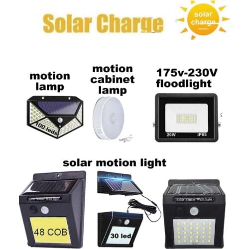 Solar Panel Lamp Garden Led LEDs Lights Bright Motion Sensor Gardern Outdoor Led Solar Street Light Solar Lighting indoor home s