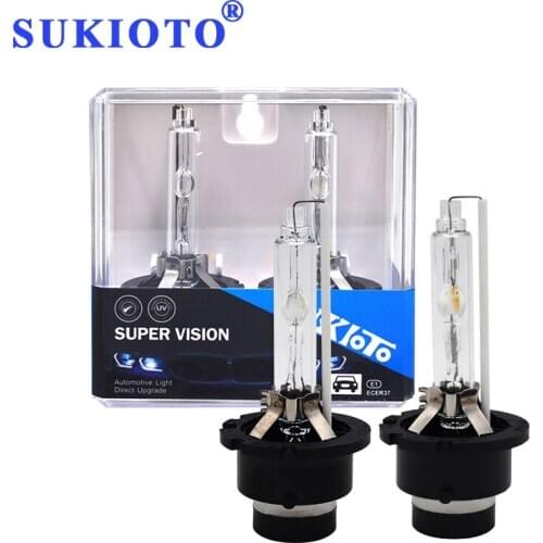 SUKIOTO 2021 NEW 2PCS D1S D2S D2R D3S D4R D4S 55W Xenon Car Headlight Bulbs 6000K 5000K 4300K 8000K 10000K HID D1S Xenon D2S HID
