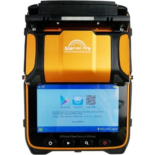 Signalfire six motors AI-9 FTTH optic fiber Fusion Splicer optical welding splicing machine built in VFL power meter function