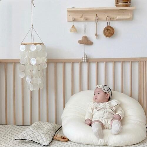 T5EC Shell Wind Chime Room Decor Kids Room Nursery Hanging Windchimes Wall Pendant