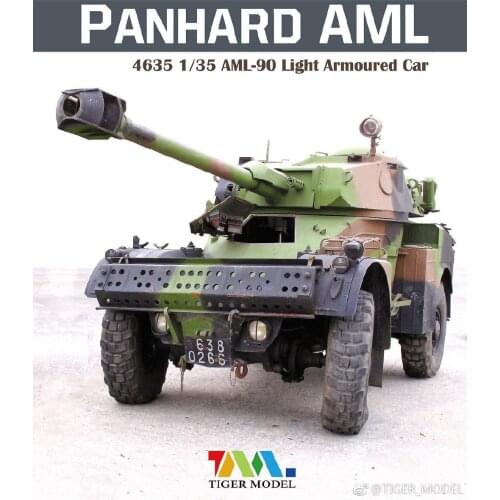 Tiger 4635 1/35 Panhard AML-90 Light Armoured Car Model 2019 New