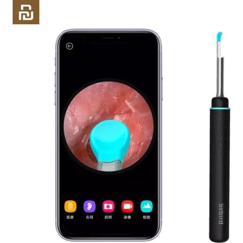 Youpin Bebird M9 Pro Smart Visual Ear Stick In-Ear Cleaning Endoscope 300W Mini Camera Otoscope Borescope Ear Picker Tool Set