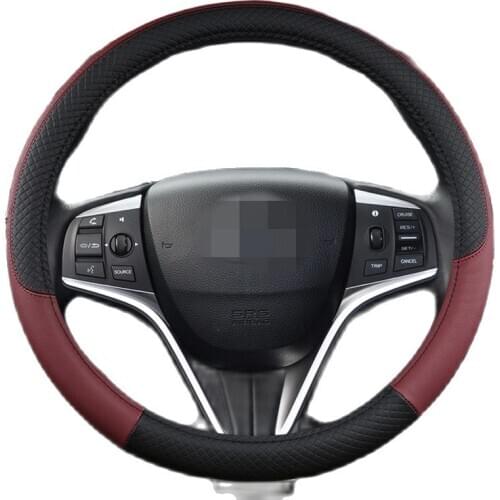 Universal PU Leather Steering-wheel Cover Cars Steer Wheel Protective Cover B7 C6 J10 W212 IX35 W211 MK5