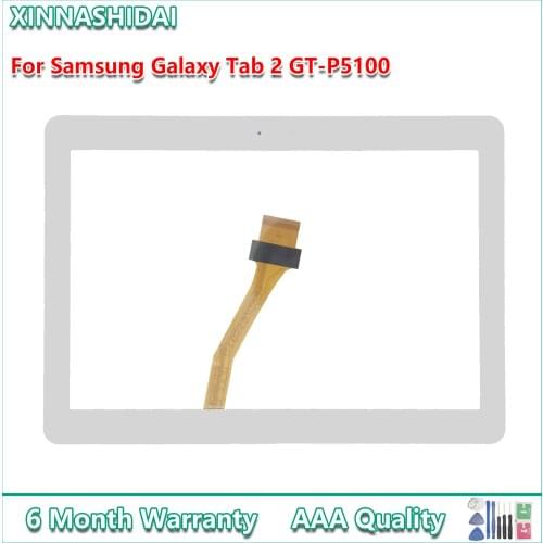 10.1'' For Samsung Galaxy Tab 2 GT-P5100 P5100 P5110 N8000 Touch Screen Panel Digitizer Assembly Front Glass