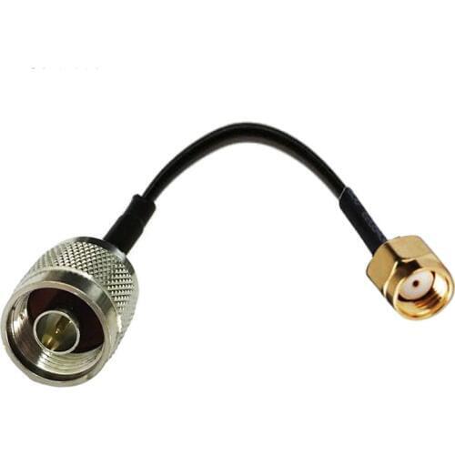 10pcs RP-SMA Male to N Male Plug RF Straight Extension coax Cable RG174 10/15/20/30/50cm 1/2/3m