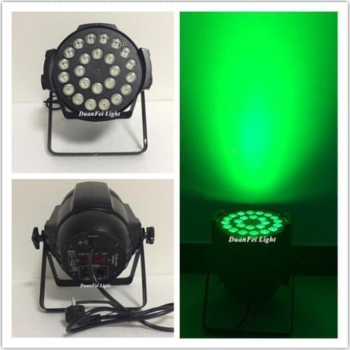12PCS/Lot Hot Sale 24x18w Rgbaw UV 6in1 Par Led Indoor Wash Stage Par64