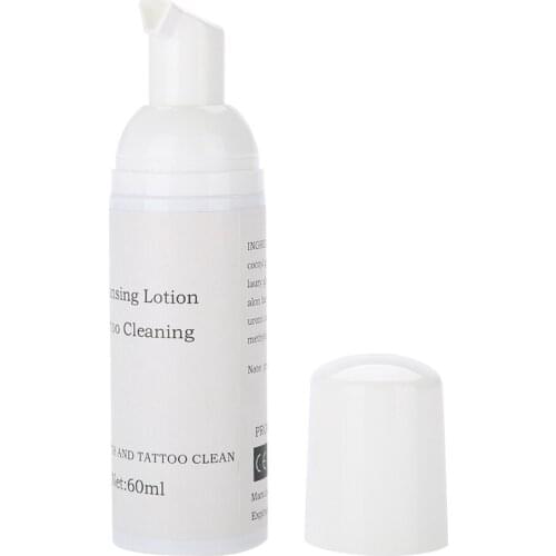 60ml /Bottle Eyelashes Tattoo Foaming Eyelid Foaming Cleanser Eyelash Extension Makeup Cleaning Lotion Safe For Eyelash Grafting