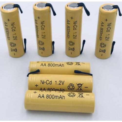 Batteries and battery chargers AAA 800mAh Rechargeable NI-CD 1.2V Battery High Capacity for toys etc